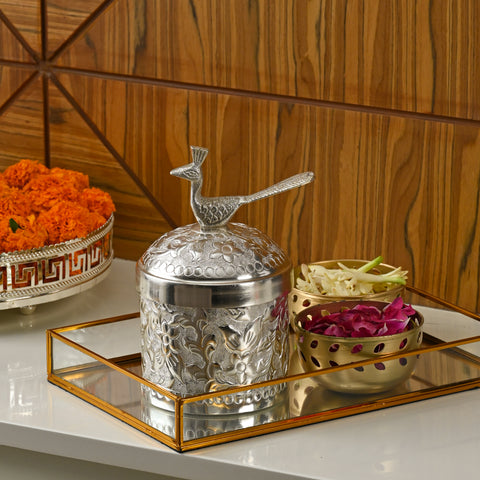 Regal Peacock Candle