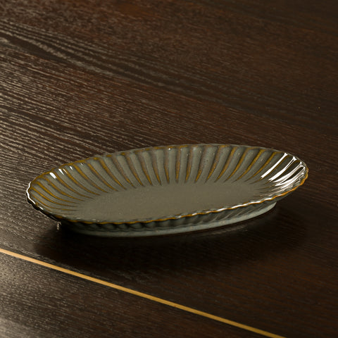 Slate Chic Oval Plate