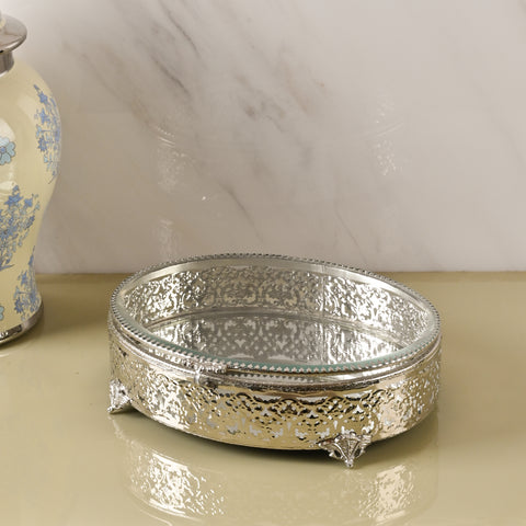 Prestige Circular Silver Box